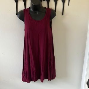 Decree brand burgundy tunic
